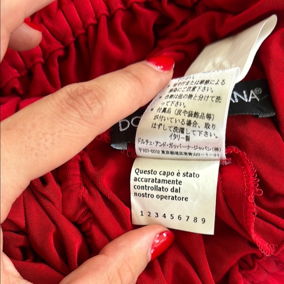 2003 S/S Dolce & Gabbana Runway Red Dress Look 38 Gisele Bündchen - Picture 6 of 8